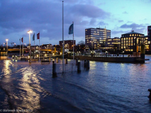 Hochwasser an der Bremer Schlachte