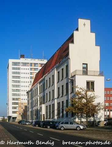 ehemaliges Verwaltungsgebäude im Bremer Freihafen